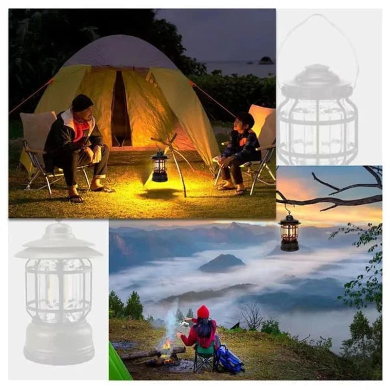 (🎉2024 New Year Promotion) Portable Retro Camping Lamp