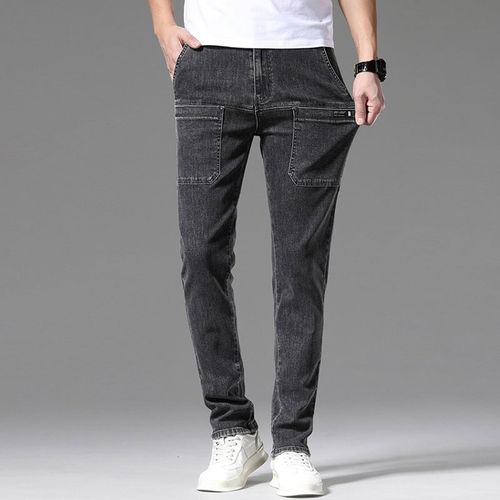 Herren-Stretchjeans Mit Mehreren Taschen