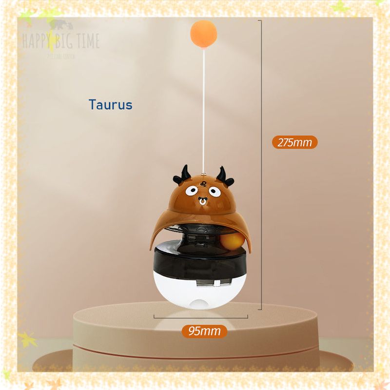 Pet Tumbler Leaking Food Ball Tease Stick Educational Toy To Relieve Boredom Pet Supplies