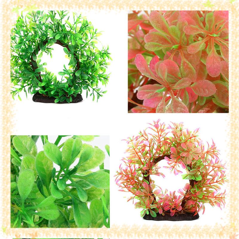 Simulation Arch Tree Water Grass for Aquarium Fish Bowl Accessories
