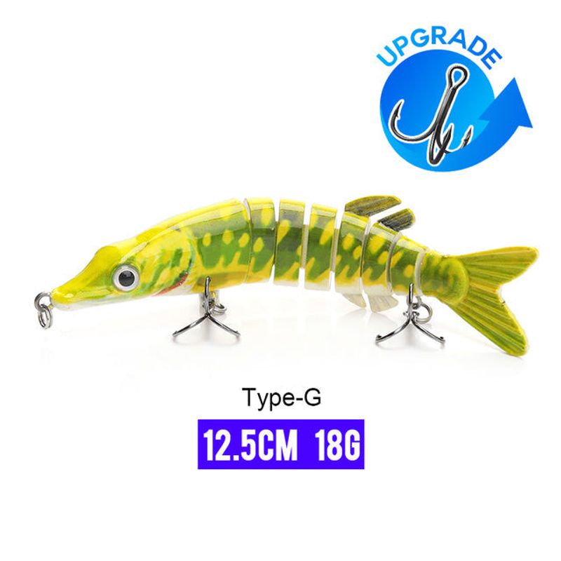 10/14cm Sinking Wobblers Fishing Lures Jointed Crankbait Swimbait 8 Segment Hard Artificial Bait For Fishing Tackle Lure