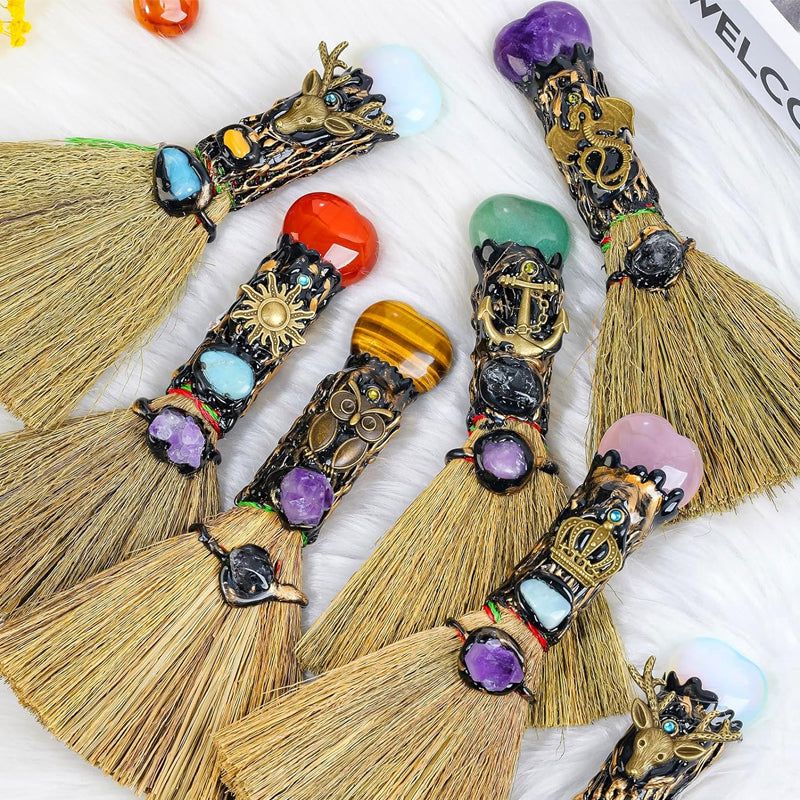 Handmade Magic Broom Ornaments