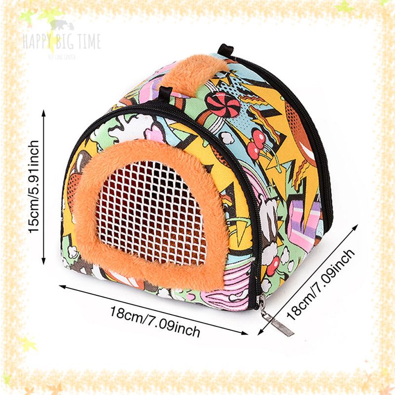Pet Carrier Outdoor Backpack Safety Protection Travel Bag for Hamster Mole Dutch Pig Hedgehog Squirrel Guinea Pig