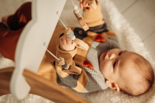 Wooden Baby Gym Clouds