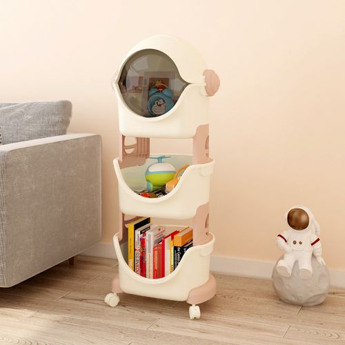 BenaRita Spaceman Storage Cart with Wheels