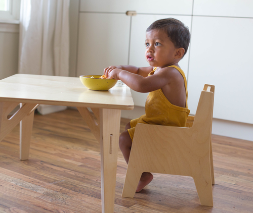 Adjustable Montessori Weaning Chair & Table Set