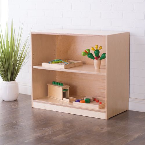 Home Montessori Closed Back Shelving