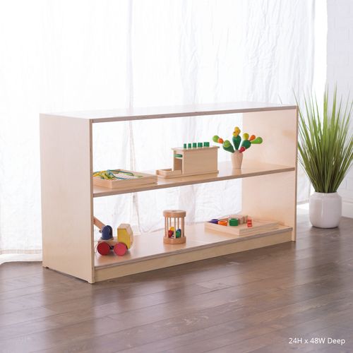 School Montessori Open Back Shelving