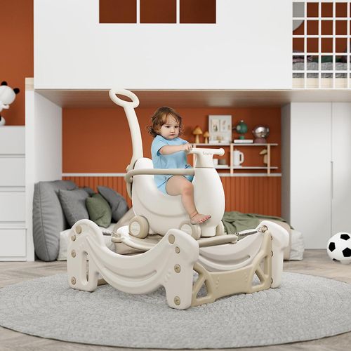 BenaRita 5 in 1 Rocking Horse Khaki