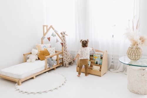 Large Wooden Montessori Bookcase