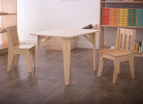 Wooden Kids Table & Chairs
