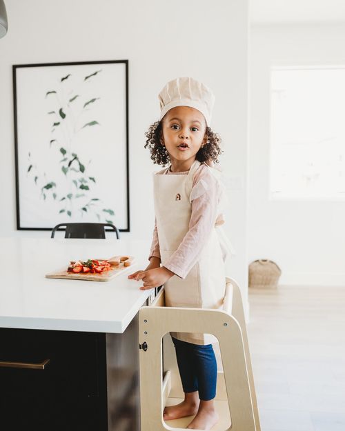 Mini Chef Apron & Hat Set