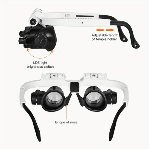 ★★★ A good solution for examining objects under a magnifying glass.★★★
