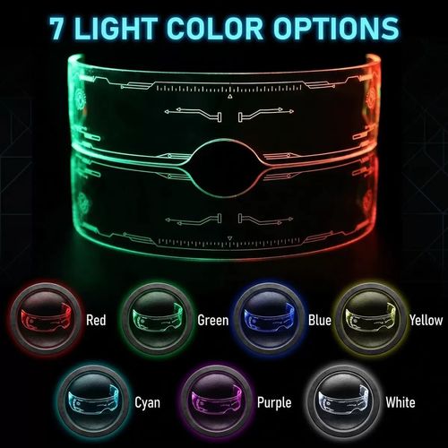 LED light-up glasses