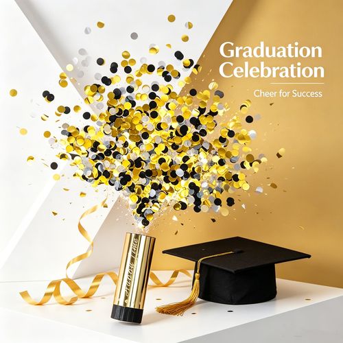 🎉11cm Spring Hand‑Twist Confetti Popper ✨Wedding Birthday Party Decor