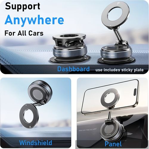 360° Magnetic Car Phone Holder 🧲 Universal 📱