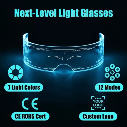 LED light-up glasses