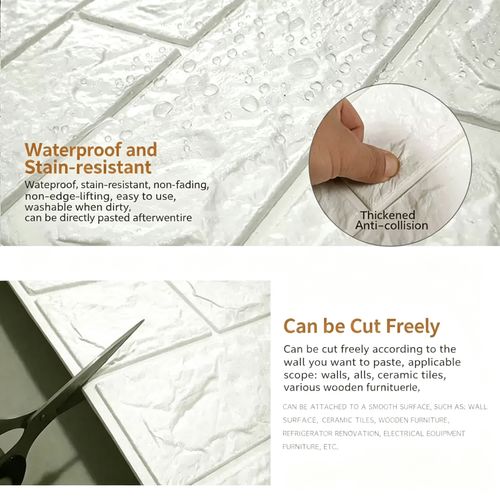 Self-adhesive 3D wall stickers