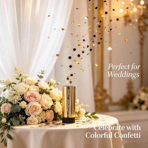 🎉11cm Spring Hand‑Twist Confetti Popper ✨Wedding Birthday Party Decor