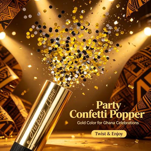 🎉11cm Spring Hand‑Twist Confetti Popper ✨Wedding Birthday Party Decor