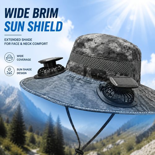Cooling hat fan