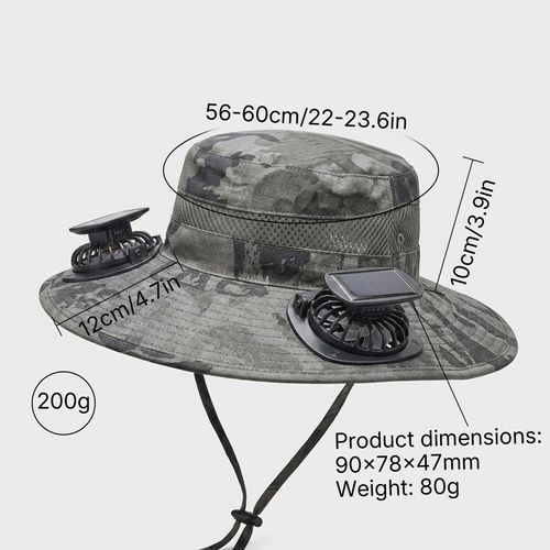 Cooling hat fan