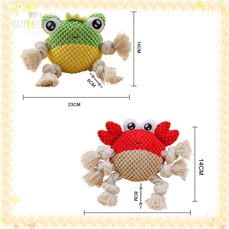 Squeaky Dog Toys, Plush Dog Toy, Animals Shape Chew Toy, Stuffed Interactive Dog Toys for Medium& Large Dogs, Dog/Puppy Chew Toys