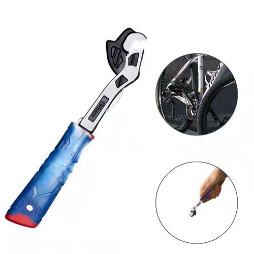 This self-locking multi-purpose wrench is particularly effective for rusty and stripped screws