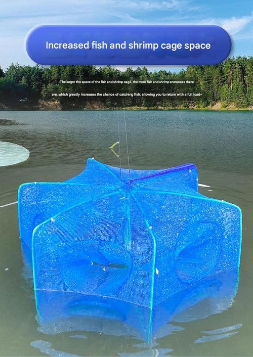Square fishing net folding shrimp cage fish cage lobster net eel fishing net cage shrimp net fish net catching crab fishing cage