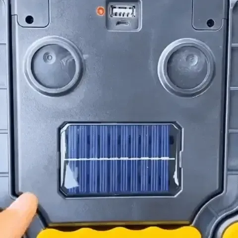 🔥New 2025 Arrival🔥 3-in-1 Solar-Powered Roadside Emergency Triangle Warning Light, Warning Light, Power Bank, Solar Charging