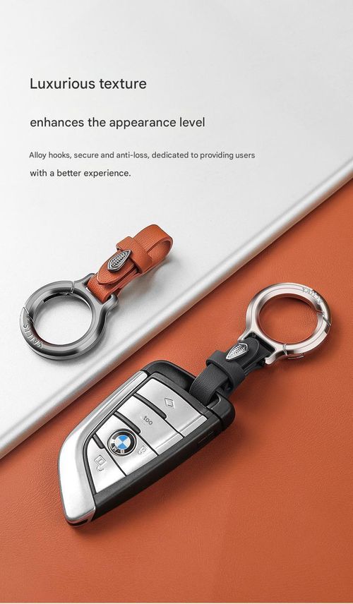 Simple Fashion Car Keychain, Solutions Keychain, Zinc Alloy Key Rings Leather