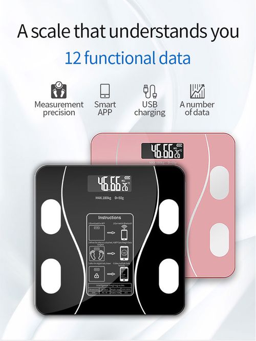 If you want to track your fitness progress I recommend getting a rechargeable Bluetooth AI smart body fat scaleeither an electronic scale or a home weight scale I really love this smart body fat scale it not only tracks my weight but also measures many other data pointsmaking it especially suitable for fitness enthusiastsIt can calculate not only my body fat percentage but also my visceral fat