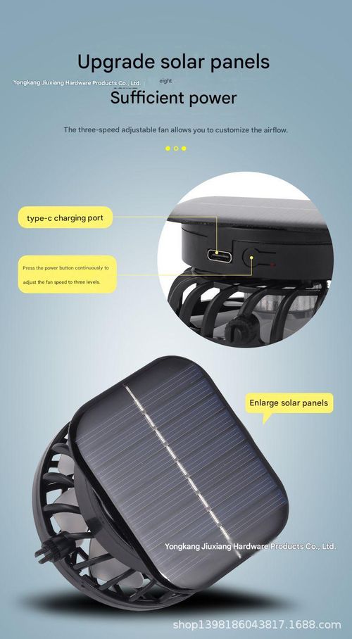 Solar fan replacement part, 2026 new hat replacement fan, portable outdoor solar fan, solar hat fan replacement part, lightweight cooling fan, mini solar hat fan, rechargeable, suitable for outdoor camping and fishing.