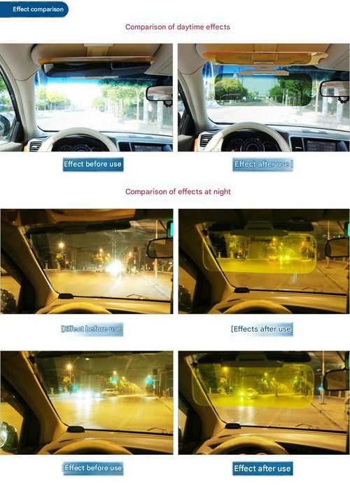 2-in-1 car sun visor, UV protection, day and night anti-glare, driving goggles, discounted clearance sale.