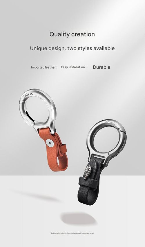 Simple Fashion Car Keychain, Solutions Keychain, Zinc Alloy Key Rings Leather