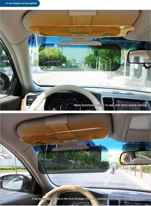 2-in-1 car sun visor, UV protection, day and night anti-glare, driving goggles, discounted clearance sale.