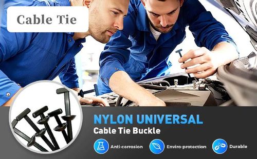 ✨ 50-pack Nylon Universal Cable Ties - Suitable for everyday car maintenance and various other uses. Ideal for organizing cables and keeping your space tidy.
