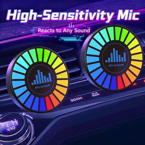 Sound pick up lamp dance with music