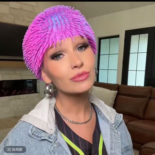 Hot style Afro wig soft rubber head cover two-color fur ball toy prank vent artifact TPR network celebrity hat