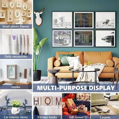 Say goodbye to glue residue! Nano tape sticks in a second, peel off anytime to reposition—so convenient😭