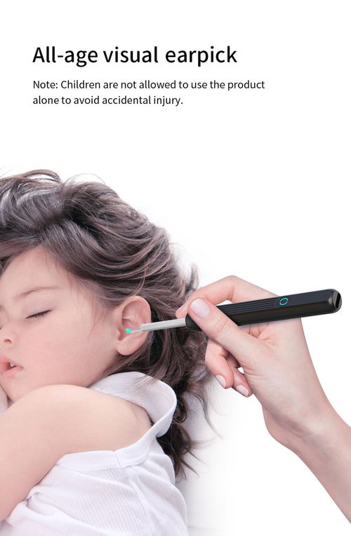 Ear Cleaner Ear Wax Removal Tool With Camera LED Light Wireless Ear Cleaning Kit