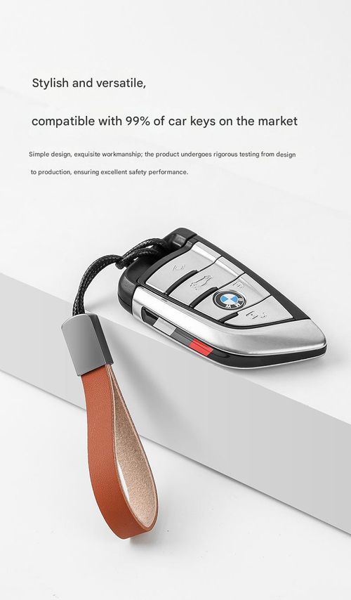 Simple Fashion Car Keychain, Solutions Keychain, Zinc Alloy Key Rings Leather