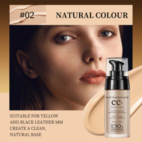 CC Cream brighten skin tone concealer moisturizing face repair waterproof foundation natural nude makeup