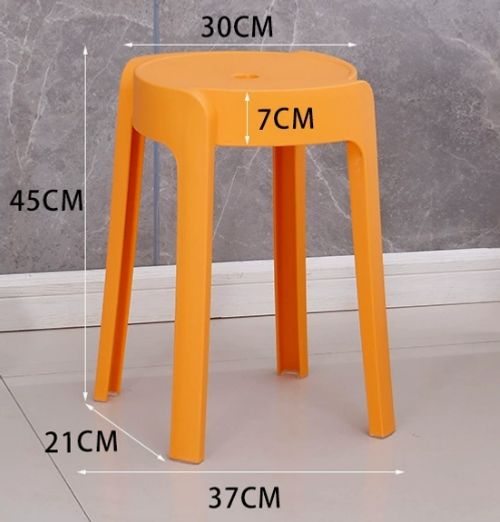 Fashion simple whirlwind stool household adult stackable square and round stools