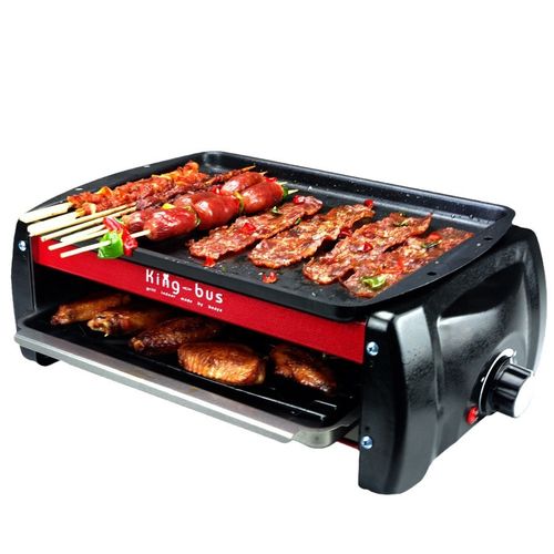 New multifunction electric grill smokeless household double grill grill pan closed frying and grilling all-in-one griller