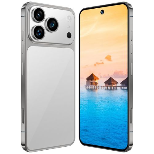 I17 Pro Max Android Smartphone, 4GB+64GB or 3GB+16GB, Global Version with 6.9-Inch Large Screen, Available in Black White Gray Gold Orange, Free Phone Case + Charger Included