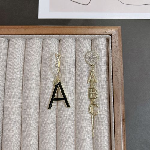 Unique Asymmetric Letter Earrings 2024 New Style - Elegant Long Statement Earrings, Niche, Stylish and Trendy Dangle Earrings