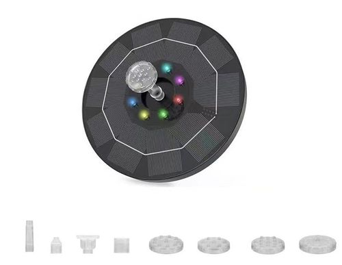 ☀️⛲Solar Powered Floating Water Fountain Pump with 6 Nozzles