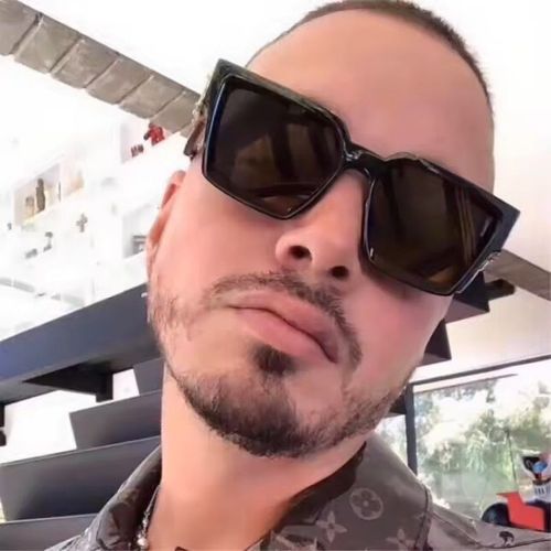 Vintage Large Frame Square Sunglasses