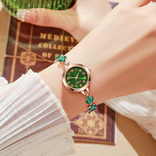 Ladies' watch brand, retro rhinestone quartz strap, ladies' watch, luxury watch, ladies' watch